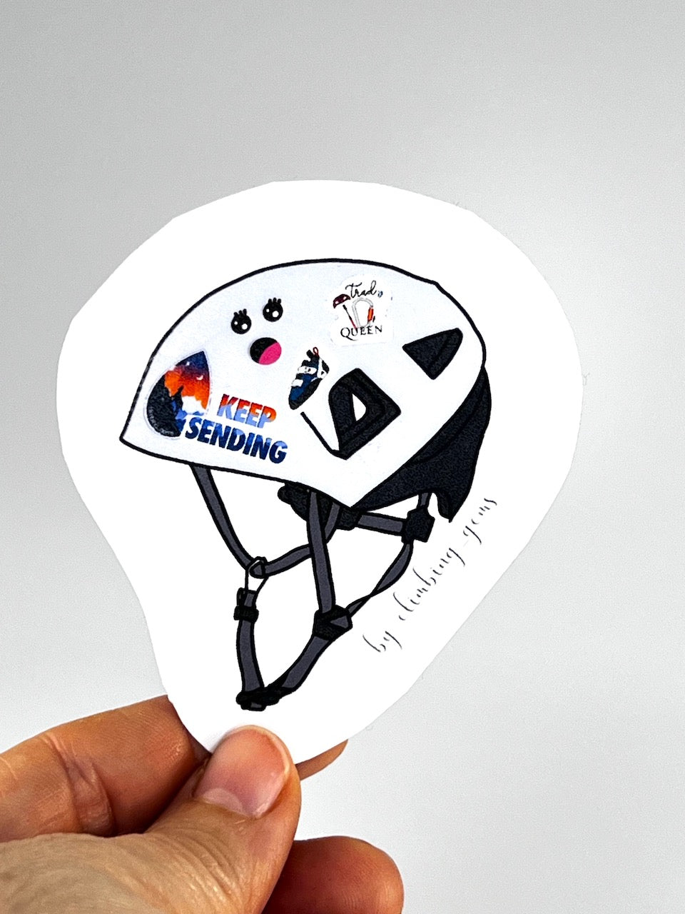 climbing gear sticker