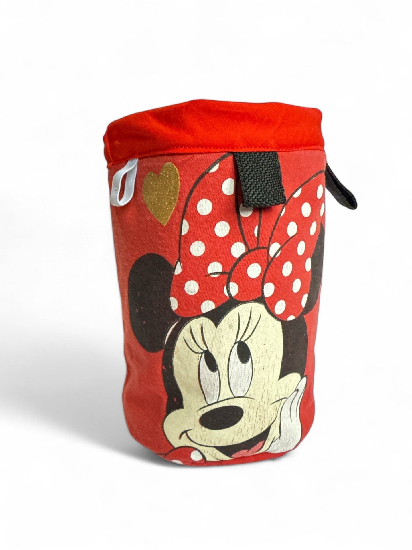 Magnetic chalkbag in Red with Minnie Mouse